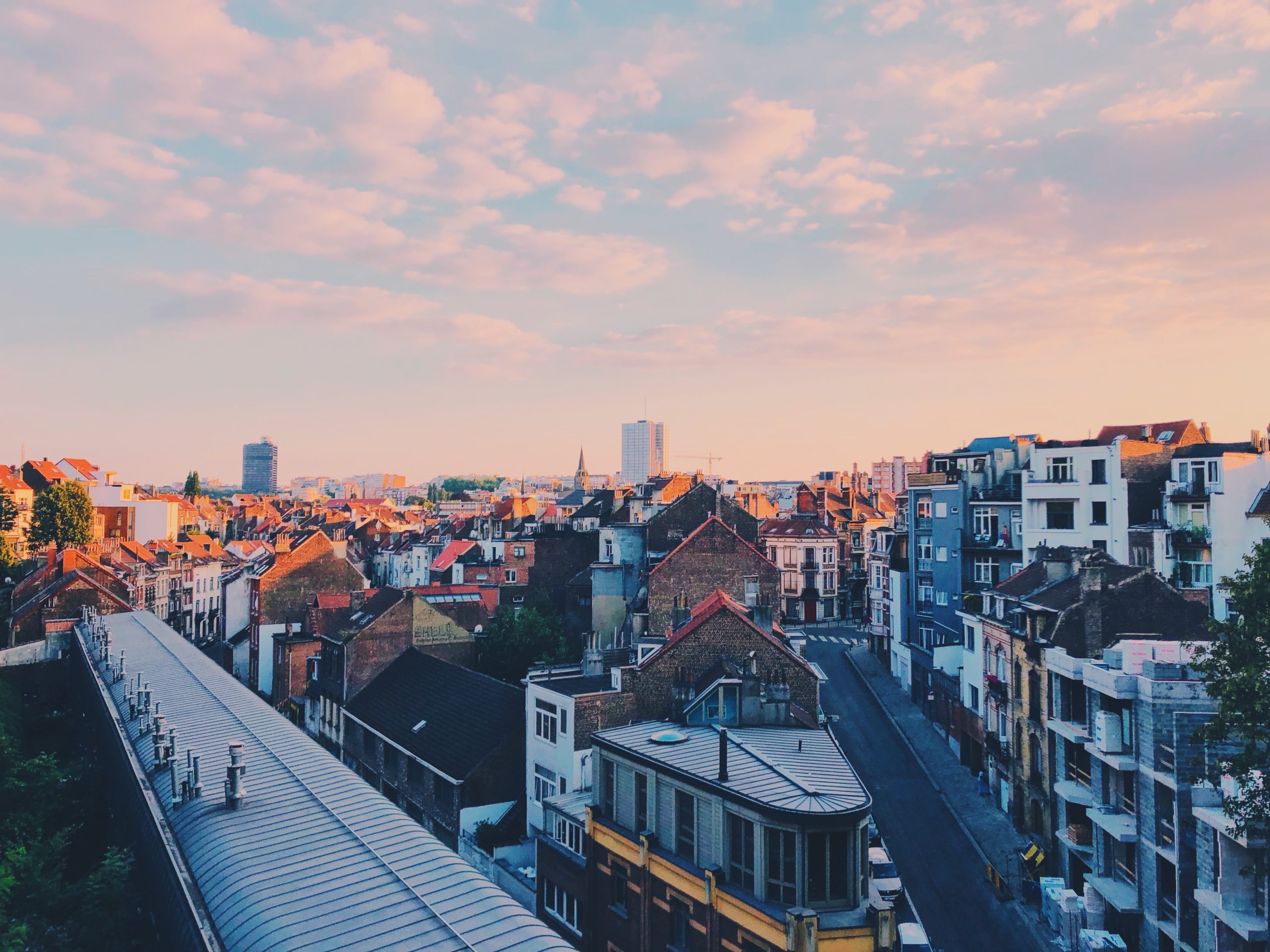 Vue sur le quartier d'Ixelles